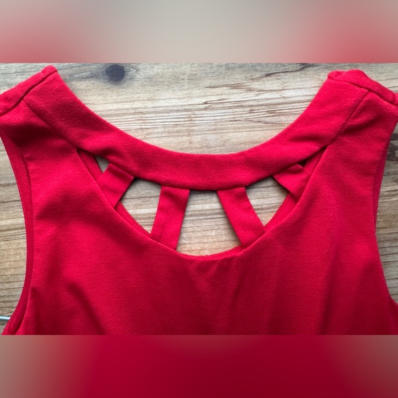 Kandy Kiss Stretch Red Dress 4 - Picture 4 of 6